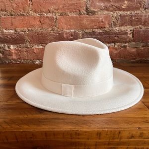 J. Crew Ivory Hat (w/ Optional/Removable Tulle Veil)